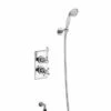Burlington Trent Concealed Traditional 2 Controlled Shower - Fixed Head & Handset - TF2S