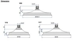 Burlington Severn Concealed 3 Control Shower, Hose & Handset - VF3S -Lumibath Shop Burlington shower head tech