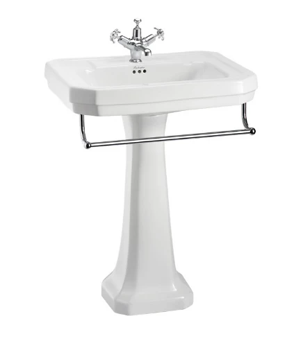 Burlington Victorian 61cm Basin & Pedestal - Image 3