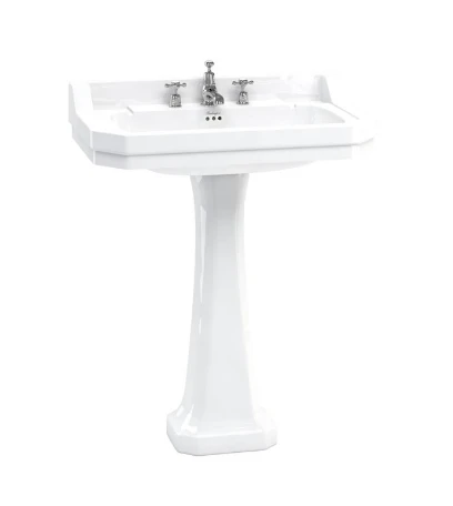 Burlington Edwardian 80cm Basin & Regal Pedestal 3 Burlington Edwardian 80cm Basin & Regal Pedestal - Image 3