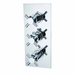 Niagara Carter Chrome Triple Concealed Shower Valve - Two Outlets