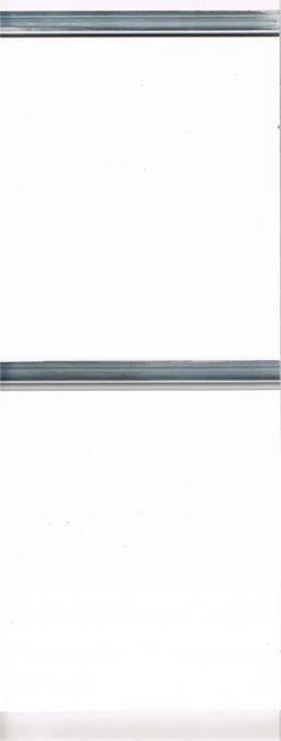 Neptune 250 White Chrome Strip - PVC Plastic Wall & Ceiling Cladding - 4m - 4 Pack 2 Neptune 250 White Chrome Strip - PVC Plastic Wall & Ceiling Cladding - 4m - 4 Pack - Image 2