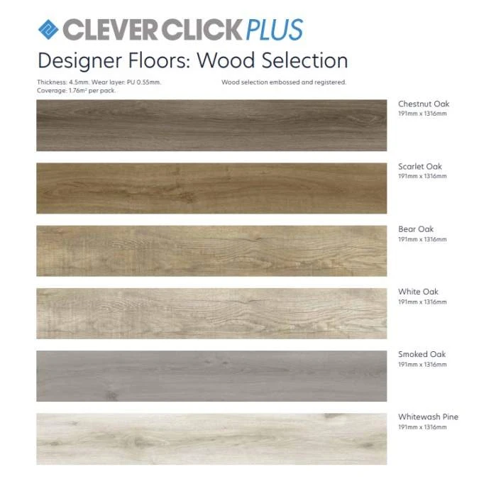 Clever Click Claremont Oak Flooring 1.76m2 Per Pack 4 Clever Click Claremont Oak Flooring 1.76m2 Per Pack - Image 4