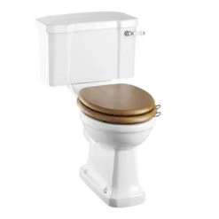Burlington Close Coupled WC & White Ceramic Cistern With Lever P5 C1