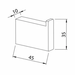 Colour Your Bathroom - Pure Robe Hook - Abacus Direct -Lumibath Shop Colour Your Bathroom Robe Hook Spec