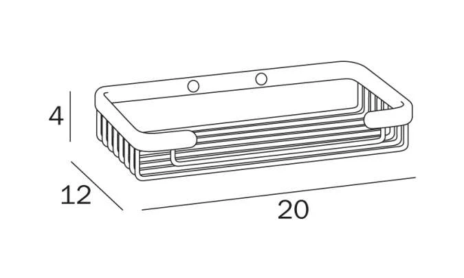 Inda Hotellerie Shower Basket A04510 2 Inda Hotellerie Shower Basket A04510 - Image 2