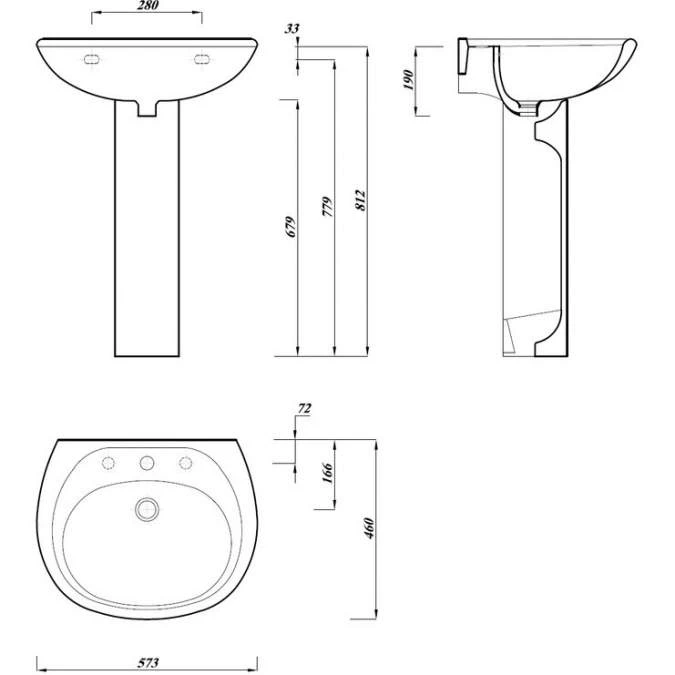 InABox 4 Piece Toilet & Basin Set 5 InABox 4 Piece Toilet & Basin Set - Image 5