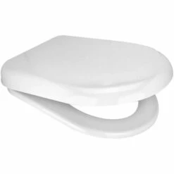 D ONE Toilet Seat In White - 86511 - Euroshowers