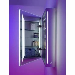 HiB Dimension 50 LED Bathroom Mirror Cabinet - 54500 -Lumibath Shop Dimension 50 4