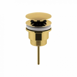 Nuie Brushed Brass Sprung Basin Waste / Universal Slotted Or Unslotted