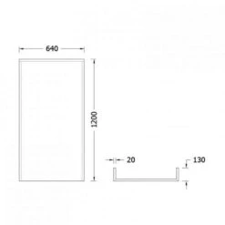 Abacus Direct Easi Plan Slimline Frame Tileable Box -Lumibath Shop EPAC 25 0005 TECH rd