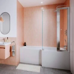 ClearGreen Ecosquare 1700 X 700/850mm Shower Reinforced Bath -Lumibath Shop Ecosquare 4