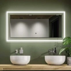 HIB Element 120 LED Ambient Mirror , 600 X 1200
