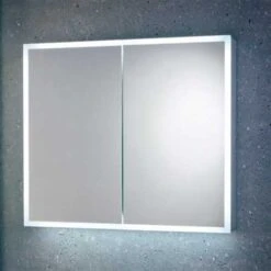 Mia LED Mirrored Bathroom Cabinet - 600 X 700mm