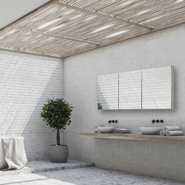 HiB Eris 120 Bathroom Mirror Cabinet - 48200 2 HiB Eris 120 Bathroom Mirror Cabinet - 48200 - Image 2