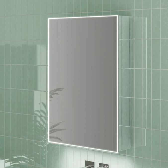 HIB Exos 50 Illuminated LED Bathroom Cabinet - 500mm 1 HIB Exos 50 Illuminated LED Bathroom Cabinet - 500mm