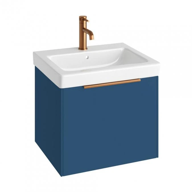 Abacus S3 Concepts Wall Hung Vanity Unit Pack 550mm - Matt Ocean Blue 1 Abacus S3 Concepts Wall Hung Vanity Unit Pack 550mm - Matt Ocean Blue