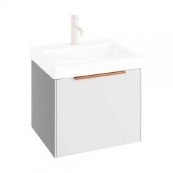 Abacus S3 Concepts Wall Hung Vanity Unit 550mm - Matt White