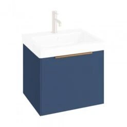 Abacus S3 Concepts Wall Hung Vanity Unit 550mm - Matt Ocean Blue