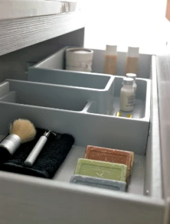 Royo Onix 1200mm 2 Drawer, 2 Door Wall Unit With Double Ceramic Basins In Gloss White -Lumibath Shop Frontline Royo Onix 800mm 2 Drawer Wall Unit Gloss White FO4964 4 1