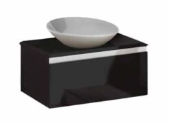 Royo Vida 800mm Anthracite 1-Drawer Wall Unit