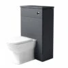 Classic Graphite Toilet Unit With Concealed Cistern - Origins By Utopia