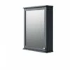 Classic Single Door Mirror Cabinet Graphite - Origins By Utopia