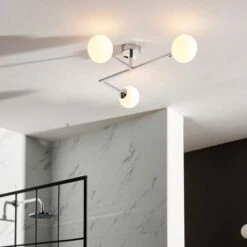 Gressingham Ceiling Light - Chrome -Lumibath Shop Gressingham Ceiling Light Lifestyle2