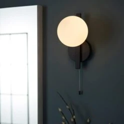 Gressingham Wall Light - Matt Black -Lumibath Shop Gressingham Matt Black Wall Light Lifestyle5