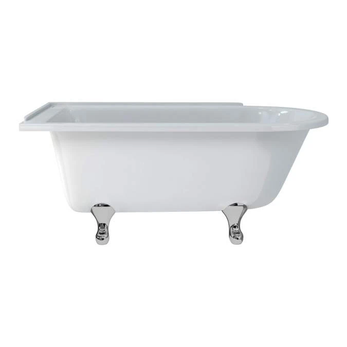 Burlington Hampton - Traditional Freestanding Shower Bath - 1500 X 750mm 1 Burlington Hampton - Traditional Freestanding Shower Bath - 1500 X 750mm