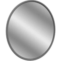 Havanna 550 X 550mm Round Mirror - Grey Ash