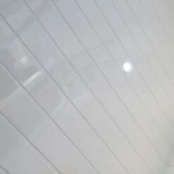 Neptune 250 White Gloss Planked - PVC Plastic Wall & Ceiling Cladding - 4m - 4 Pack