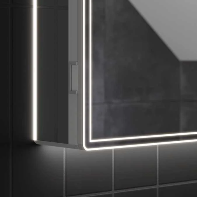 HiB Isoe 50 LED Mirror Bathroom Cabinet - 54300 4 HiB Isoe 50 LED Mirror Bathroom Cabinet - 54300 - Image 4