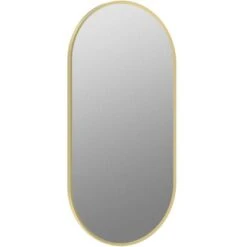 Kaiya 800 X 400mm Oblong Mirror - Brushed Brass