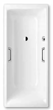 Kaldewei Puro 1700 X 800mm Single End Side Overflow Steel Bath - Left Hand