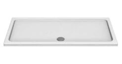 Kudos Kstone 1600 X 900mm Rectangular Anti-Slip Shower Tray - Central Waste