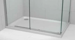 Kudos Pinnacle 8 760mm Hinged Shower Door For Recess - Left Hand -Lumibath Shop Kudos Kstone Shower Tray Image