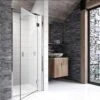Kudos Pinnacle 8 1000mm Hinged Shower Door For Recess - Right Hand