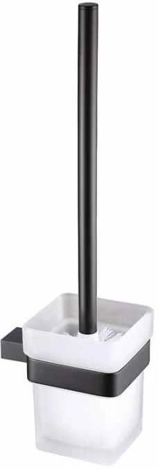 The White Space WC Brush And Holder - Black