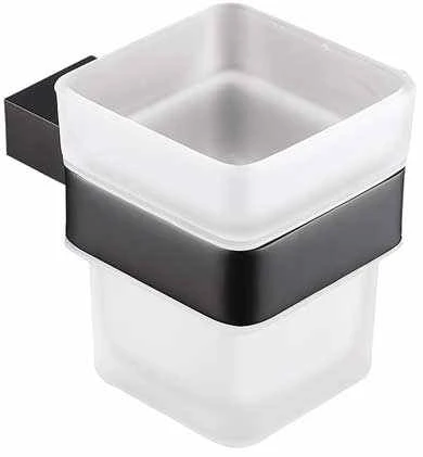 The White Space Tumbler And Holder - Black 1 The White Space Tumbler And Holder - Black