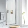 750mm White Pivot Shower Door, Lakes Classic Collection