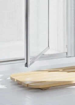 700mm White Pivot Shower Door, Lakes Classic Collection