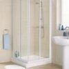 750mm White Corner Entry Enclosure, Lakes Classic Collection