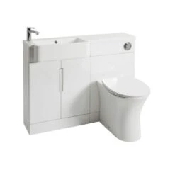 Lewis 1100mm Slimline Basin & Toilet Combination Unit By Highlife