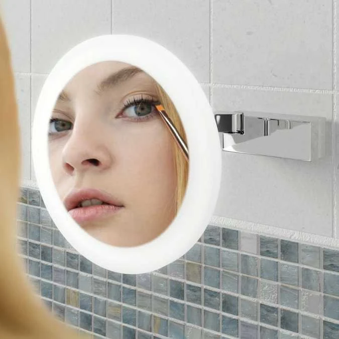 HIB Libra LED Illuminated Magnifying Mirror 2 HIB Libra LED Illuminated Magnifying Mirror - Image 2