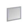 Burlington 90cm X 75cm Grey Framed Bathroom Mirror