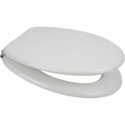 MDF AntiBac Toilet Seat In White - 82995 - Euroshowers