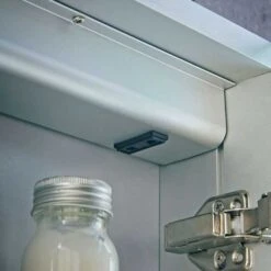 Mia LED Mirrored Bathroom Cabinet - 600 X 700mm -Lumibath Shop MIA 600X700 CAB SOCKET 1