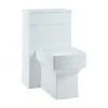 Muro 500 Toilet Unit In White - Scudo Bathrooms