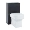 Muro 500 Toilet Unit In Matt Grey - Scudo Bathrooms